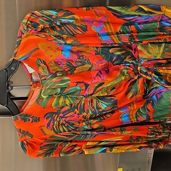 💕FARM RIO💕 Urban Jungle Midi Dress ~ XS NWT - Picture 13 of 16